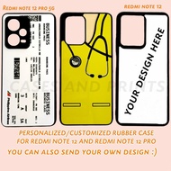 CAP Customized Phone Case Redmi Note 12 Redmi Note 12 Pro 5G (Rubber Case)
