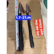 34cm short green rod for easy storage, carbon rod, fishing rod, travel fishing rod