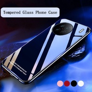 For vivo X90 X80 X70 X60 pro plus 5G Phone Case Luxury Tempered Glass Back Cover For vivo X90 pro plus Protective Glass Cover Fundas Capa