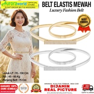 Auroraworld women's fashion Belt Elastic buckle Belt for small to jumbo sizes Elastic Belt for women