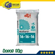 NPK Mutiara Fertilizer biru 1 Kg 16 16 16 Multipurpose Fertilizer for Cheap Gardening Tools
