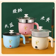 ST/🌊Electric Caldron Dormitory Small Electric Pot Multi-Functional Multi-Function Pots Instant Noodle Pot Mini Rice Cook
