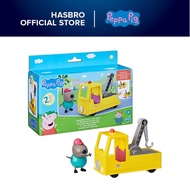 Peppa Pig Granddad Dog's Tow Truck Construction Vehicle and Figure Set, Preschool Toys for Boys and 
