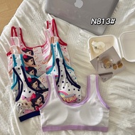 PrintVibe Children's Underwear Girls' Soft And Comfortable Foam Bra 8-16 Years Old Bust 20-34 Inches