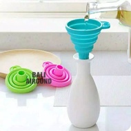 Flexible Silicone Oil Funnel Foldable Portable Colorful Silicon Portable Silicone Oil Soap Water Fun