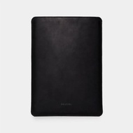 真皮黑色 MacBook 保護套 – 纖薄筆電收納袋