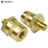 NOBELJIAOO Pair M6 M8 Car Pole Adapter Brass Battery Terminal Connector Thread Positive Negative Pos