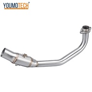 ระบบท่อไอเสียรถจักรยานยนต์2021-2025สำหรับ Honda Forza 350 NSS350 ADV350 ท่อเชื่อมด้านหน้าดัดแปลงท่อค