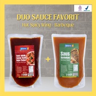 Favorite Sauce Package (Hot Spicy Wings 500gr + BBQ Sauce 500gr)
