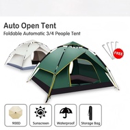 Camping 3/5 Person Camping Tent Waterproof Auto Tent Automatic Tent Camping Outdoor Tent