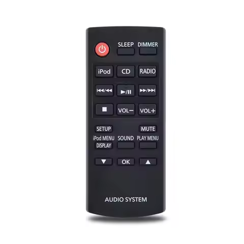 N2QAYC000058 Remote Control For Panasonic Audio Player SC-HC27 SC-HC38 SC-HC58 SC-HC35 SC-HC4 Speake