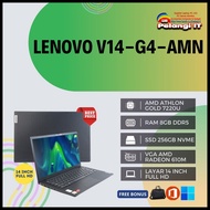 Bisa COD - Laptop Lenovo V14 G4 AMN Athlon Gold 7220U Ram 8Gb Ssd 512Gb VGA Amd Radeon 14" Full hd