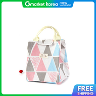 Lw Nordic Cooler Bag (Blue Pink Big Triangle) / Ice Bag / Insulated Bag
