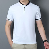 Men's POLO Shirt Short Sleeve T-shirt Summer Korean Fashion Polo Solid Half Sleeve T-shirt Youth Top