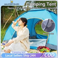 2/3/4 Orang Khemah Camping Khemah Perkhemahan Kalis Air Khemah Auto Perkhemahan Kemah Camping Automa