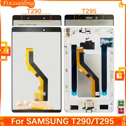 LCD For Samsung Galaxy Display Tab A 8.0 2019 SM-T290 SM-T295 T290 T295 LCD Touch Screen Assembly Re
