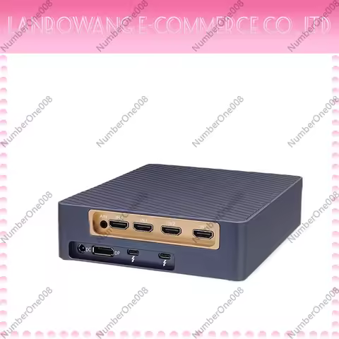4 channel hdmi video capture card 4k60 thunderbolt 3 multi camera live streaming obs vmix direct bro