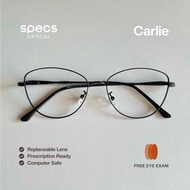 SPECS OPTICAL | CARLIE ~ A cat’s eye metal frame
