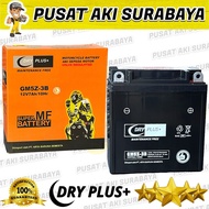 ACCU KERING DRYPLUS GM5Z 7 AMPER AKI KERING DRY PLUS+ GEL MOTOR MIO SPORTY MEGAPRO GRAND LEGENDA SHO