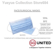 facemask✕Surgical/Face Masks; 2/3 Ply [FDA class E masks] 50 pcs
