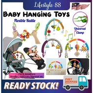 Baby Infant Toys Infant Stroller Bed Cot Crib Hanging Doll Teether Animal Rattles Toys Baby Stroller Hanging Toys