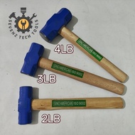 SQUARE HAMMER SQUARE HAMMER BODEM HAMMER / 2LB/3LB WOODEN HANDLE