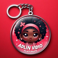 [READY STOCK] ADLIN VDO PLTNM WITH CUTE RED KEYCHAIN RING KEY