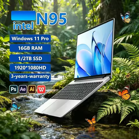 New Travel-friendly Lightweight 14.1" Laptop N95 ,120Hz Display, 6GB/32GB Options ,Windows 11 , Offi