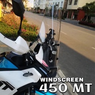 for CF-MOTO 450 MT Motorcycle Front Windscreen 450MT Accessories Fairing Wind Deflector for CF MOTO 