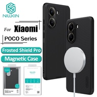 Nillkin Magnetic Case For Poco X7 Pro F7 Pro F7 Ultra F7 Case Super Frosted Shield Pro Shockproof Ba
