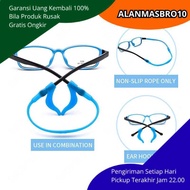 Sports Safety Glasses Strap with Anti-Fall Earmuff Elastic Material Comfortable to Wear Suitable for