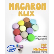 CUTE KLIXSeries MACARON Stress Anxiety Reliever Clickables Fidget Toys-SHIP AGAD!