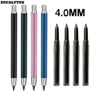 EUCALYTUSS Mechanical Pencil, 4.0mm 2B/4B/6B/8B/10B Pencil Refill Automatic Pencil, Creative Sketch 