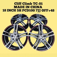 Cliff Climb TC-01 Sport Rim 18 INCH 5H PCD100 7JJ OFF+48 ( China ) Toyota Wish Altis Caldina Corolla