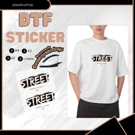 DTF STICKER BAJU IRON STICKER