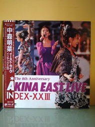 中森明菜 ~ The 8th Anniversary Akina East Live Index-XXIII LaserDisc 雷射影碟 1989年 日本版 LD