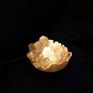 【畢業禮物】白水晶簇小夜燈-天然白水晶/五行水晶療癒Orgonite