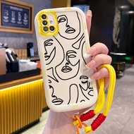 Samsung A51 M40s Case Fashion With Lanyard