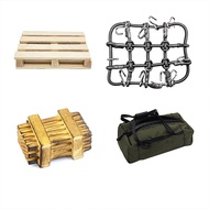 Luggage Rack Mesh Bag Set for 1/18 FMS Land Cruiser LC80 FCX18 RC Climbing Car