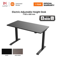 Mi Desk Electric Height Adjustable Desk 110x60cm Tabletop Height Adjustable Low Noise 80kg Load Capacity Safe Protection Stable Smooth Standing Sitting Table Work Study