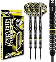 RED DRAGON Astraeus Q4X Parallel 26 Gram Premium Tungsten Steeltip Darts Set with Flights and Stems