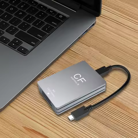 2-in-1 CFexpress Type A &SD Card Reader CF Express Card Reader Type A Adapter USB 3.2 10Gbps Portabl