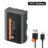 CITYORK LP-E6 LPE6 LPE6N E6NH แบตเตอรี่ USB TYPE-C ชาร์จโดยตรงเหมาะสำหรับ Canon 5D Mark II 7D 60D EO