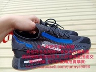 正品 Adidas NMD R1 SPECTOO boost 黑藍 休閒鞋 慢跑鞋 FZ3201
