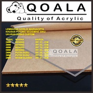 Acrylic SHEET/ACRYLIC SHEET MARGACIPTA Quadrangle CUSTOM Size
