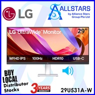 LG Ultrawide 29U531A-W 29" Class WFHD LCD Monitor - 21:9 - 73.7 cm (29") Viewable - In-plane Switchi