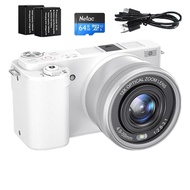 W6 Photography Camera, 12x Optical Zoom 4k Digital Camera, With Wifi, 64mp Video Blog Camera, Suitab