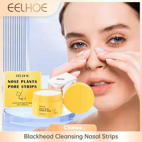 EELHOE Blackhead Remover Face Mask Peel-Off Nasal Strips Deep Cleansing Pore Shrinking Black Head Re