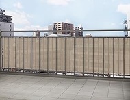 Takasho CLB-40GYA Sunshade, Balcony Shade, Gray, 16.2 x 3.2 ft (4 x 0.9 m), Polyethylene CLB, Can Be