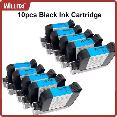 10PCS Willita SP70/2588 Compatible Ink Cartridge For Handheld Printer Fast Dry Solvent Ink Cartridge